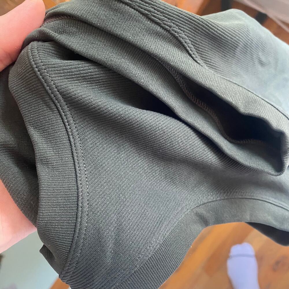 LNDR Women's Power Crop Tank Top size XS - S Olive Green $69 - Picture 11 of 13